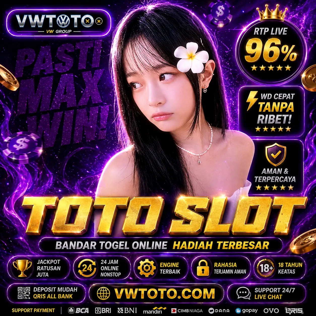 TOTO SLOT: Percayakan Situs VWTOTO Terhadap Permainan Slot Gacor & Bandar Togel Online 4D